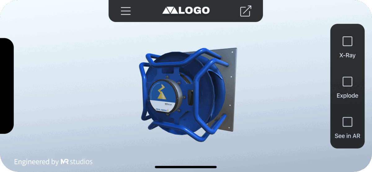 zeihl abegg application with colour changing capabilities