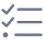 checklist icon in grey