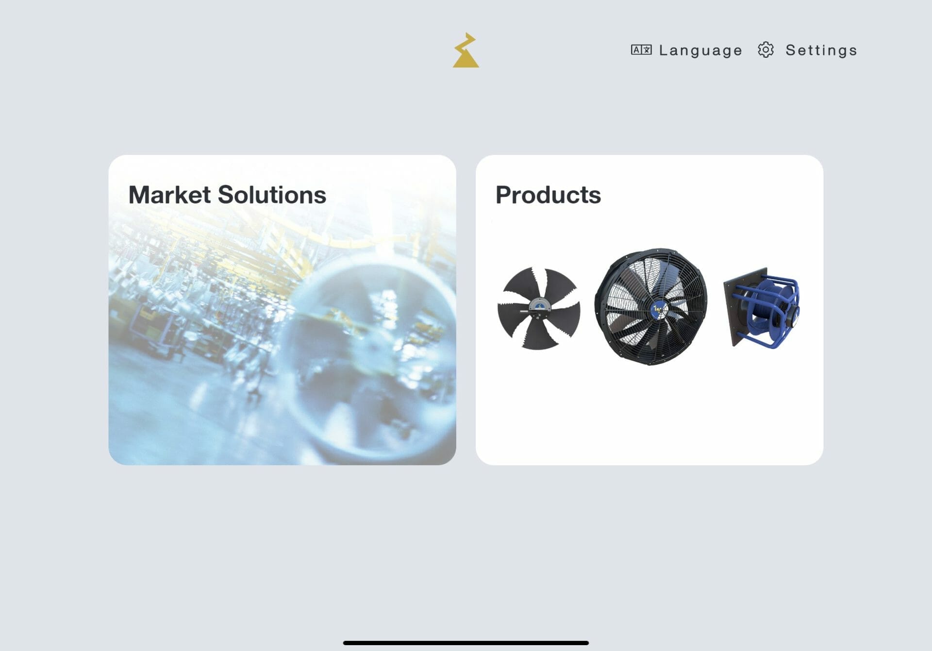 ZAvr technologies application landing page