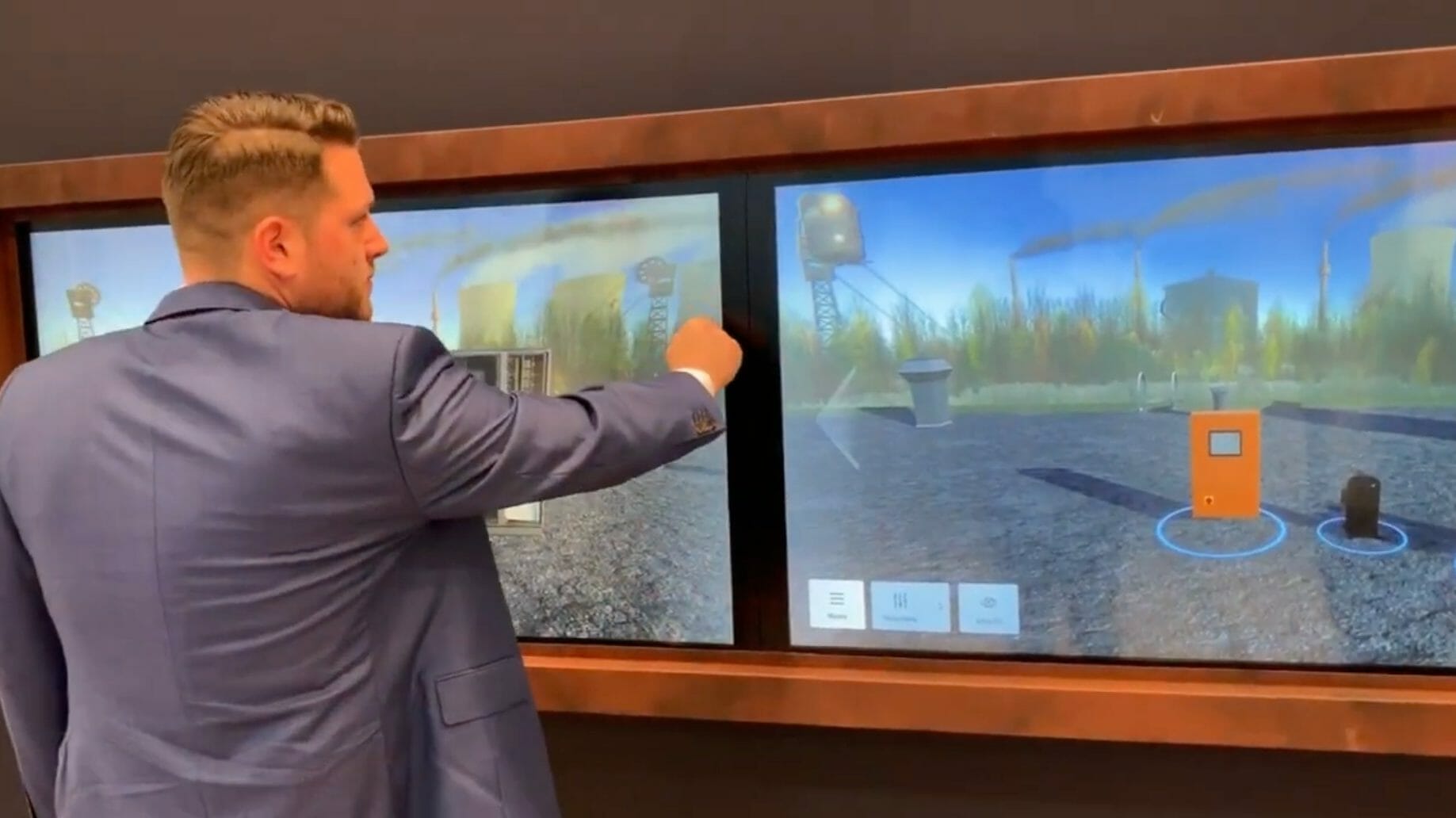 Retrofit interactive 3D app by Menerga in action