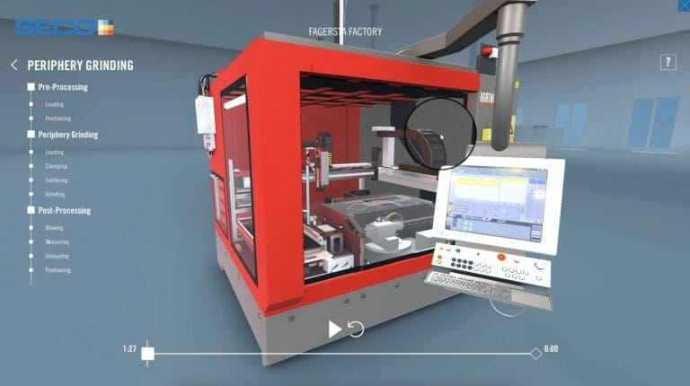 Seco VR factory tour