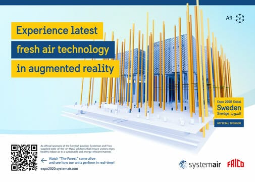 Screenshot of printed brochure for AR application