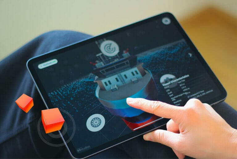Flexscale VR application on smartpad