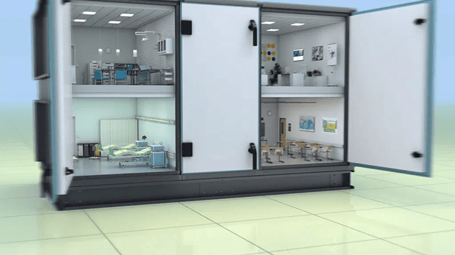 Screenshot of Systemair geniox systema s different environments