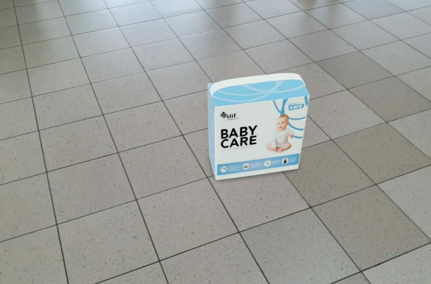 Screenshot of Elif packaging diapers package