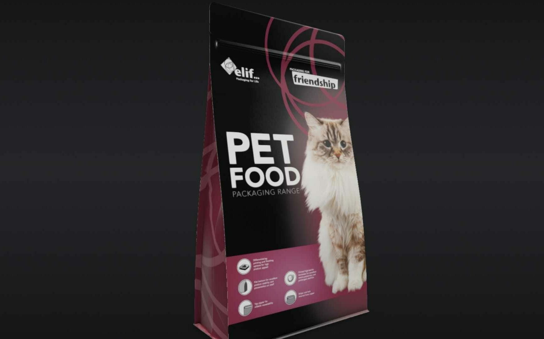 Elif packaging pet food VR sample