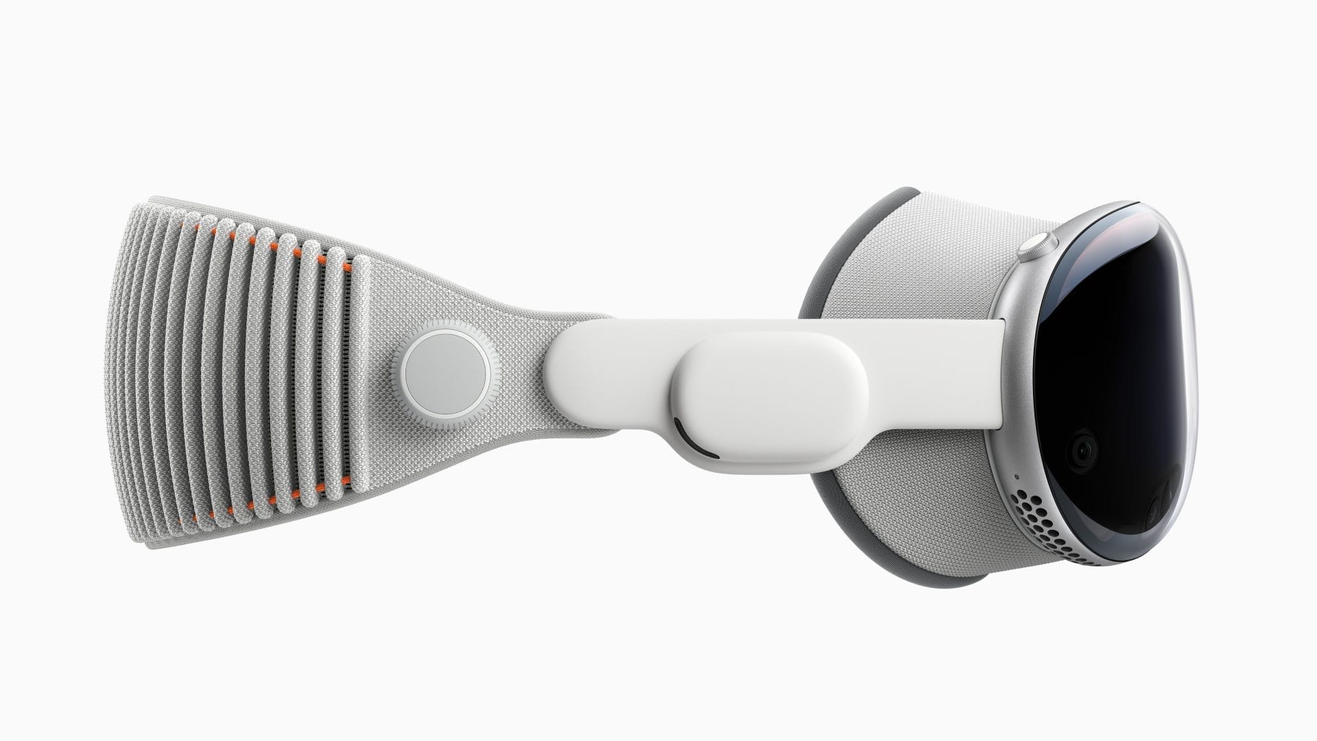 Apple Vision Pro headset side angle