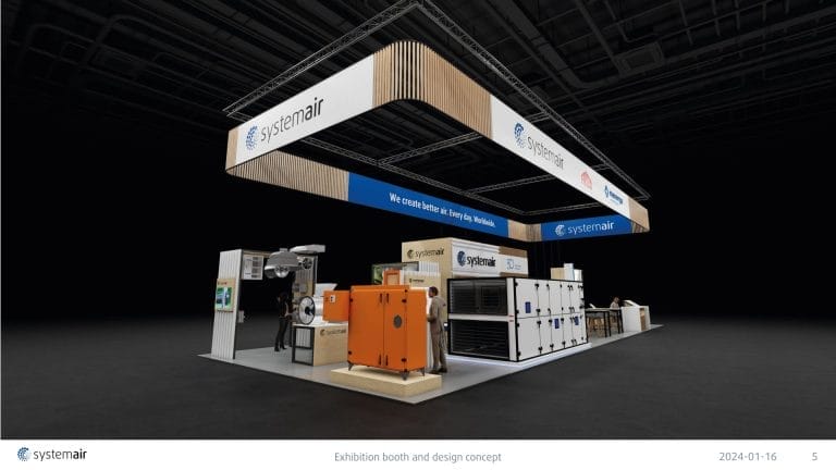 3D render of Exhibition stand