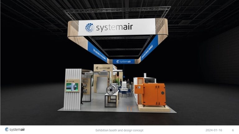 3D render of Exhibition stand