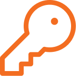 orange key logo