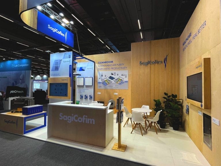 SagiCofim exhibition stand at ACHEMA 2024