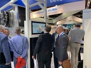 Guentner at Chillventa 2018-App being used